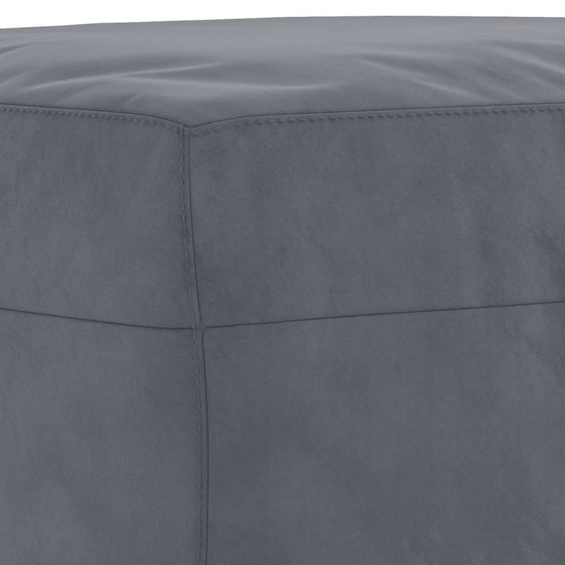 Casa si Gradina - Mobilier - Seturi de mobilier - Seturi living - Set canapea cu perne, 4 piese, gri inchis, catifea - Infinity.ro