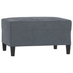 Casa si Gradina - Mobilier - Seturi de mobilier - Seturi living - Set canapea cu perne, 4 piese, gri inchis, catifea - Infinity.ro