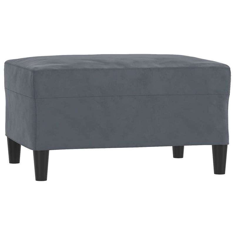 Casa si Gradina - Mobilier - Seturi de mobilier - Seturi living - Set canapea cu perne, 4 piese, gri inchis, catifea - Infinity.ro