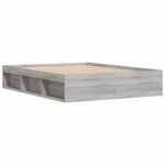 Casa si Gradina - Mobilier - Paturi si accesorii - Paturi - Cadru de pat, sonoma gri, 160 x 200 cm - Infinity.ro