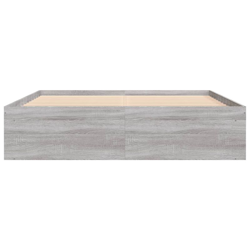 Casa si Gradina - Mobilier - Paturi si accesorii - Paturi - Cadru de pat, sonoma gri, 160 x 200 cm - Infinity.ro