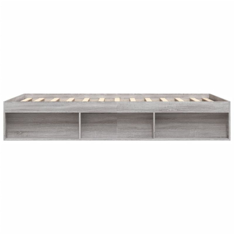 Casa si Gradina - Mobilier - Paturi si accesorii - Paturi - Cadru de pat, sonoma gri, 160 x 200 cm - Infinity.ro