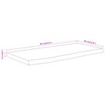 Casa si Gradina - Mobilier - Biblioteci si rafturi - Rafturi - Raft perete 60x30x2,5 cm dreptunghiular lemn acacia margine vie - Infinity.ro