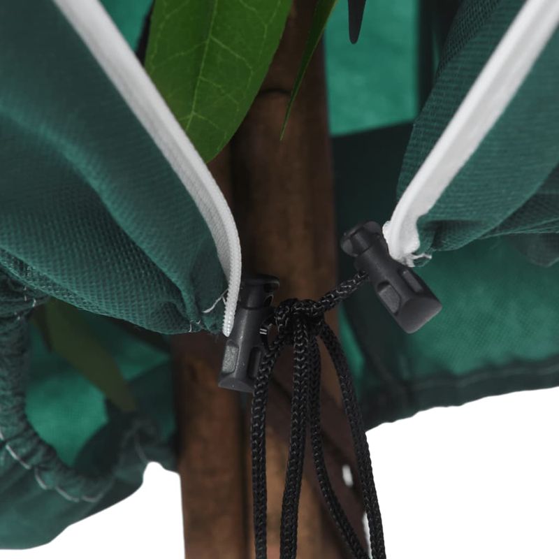 Casa si Gradina - Gradinarit si plante - Unelte gradinarit - Accesorii pentru unelte gradinarit - Huse de plante din fleece cu fermoar 2 buc. 70 g/m² 3,93x3 m, verde - Infinity.ro