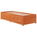 Casa si Gradina - Mobilier - Paturi si accesorii - Paturi - Pat de zi, maro ceruit, 75x190 cm, lemn masiv de pin - Infinity.ro