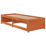 Casa si Gradina - Mobilier - Paturi si accesorii - Paturi - Pat de zi, maro ceruit, 75x190 cm, lemn masiv de pin - Infinity.ro
