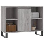 Casa si Gradina - Mobilier - Mobilier baie - Comode baie - Comoda pentru baie, gri sonoma, 80x33x60 cm, lemn compozit - Infinity.ro