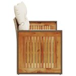 Casa si Gradina - Gradina si terasa - Mobilier exterior - Canapele si fotolii gradina - Canapea de gradina cu perne, 2 locuri, bej, poliratan - Infinity.ro