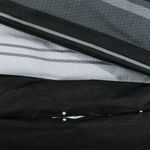 Casa si Gradina - Textile si covoare - Lenjerii de pat - Seturi de lenjerie - Set cu husa de pilota, negru si alb, 200x220 cm, bumbac - Infinity.ro