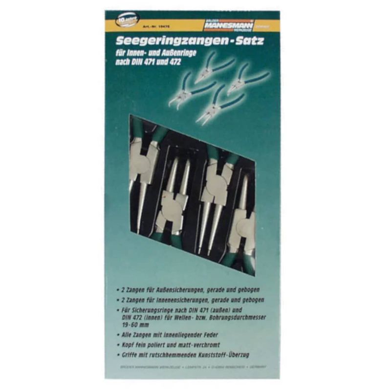 Casa si Gradina - Constructii - Scule de mana si unelte - Clesti si patenti - Bruder Mannesmann Set de clesti, 4 buc., 10471 - Infinity.ro