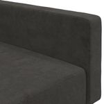 Casa si Gradina - Mobilier - Canapele si coltare - Canapele - Canapea extensibila cu 2 locuri, verde inchis, catifea - Infinity.ro