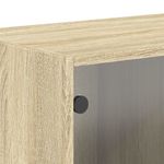Casa si Gradina - Mobilier - Dulapuri si sifoniere - Dulapuri - Dulapuri perete usi sticla 2 buc. stejar sonoma 68,5x37x35 cm - Infinity.ro