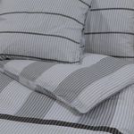Casa si Gradina - Textile si covoare - Lenjerii de pat - Seturi de lenjerie - Set cu husa de pilota, gri deschis, 135x200 cm, bumbac - Infinity.ro
