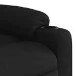 Casa si Gradina - Mobilier - Scaune si fotolii - Fotolii - Fotoliu rabatabil cu ridicare pe verticala, negru, textil - Infinity.ro