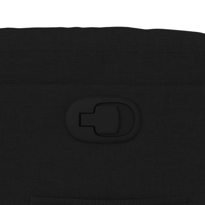 Casa si Gradina - Mobilier - Scaune si fotolii - Fotolii - Fotoliu rabatabil cu ridicare pe verticala, negru, textil - Infinity.ro