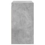 Casa si Gradina - Mobilier - Dulapuri si sifoniere - Dulapuri - Dulap de perete cu usi din sticla, gri beton, 68x37x68,5 cm - Infinity.ro