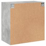 Casa si Gradina - Mobilier - Dulapuri si sifoniere - Dulapuri - Dulap de perete cu usi din sticla, gri beton, 68x37x68,5 cm - Infinity.ro