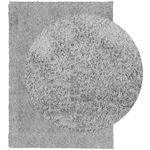 Casa si Gradina - Textile si covoare - Covoare - Covoare casa - Covor pufos "PAMPLONA" cu fire inalte, gri modern, 200x280 cm - Infinity.ro
