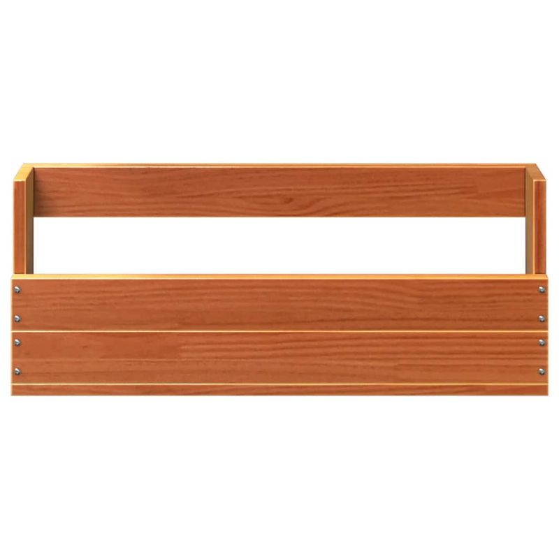 Casa si Gradina - Mobilier - Biblioteci si rafturi - Rafturi - Pantofare de perete 2 buc. maro ceruit, lemn masiv pin, lăţime 59 cm - Infinity.ro
