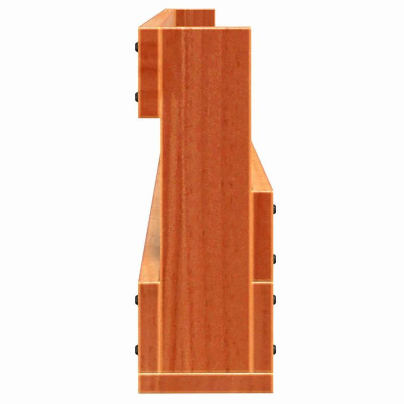 Casa si Gradina - Mobilier - Biblioteci si rafturi - Rafturi - Pantofare de perete 2 buc. maro ceruit, lemn masiv pin, lăţime 59 cm - Infinity.ro