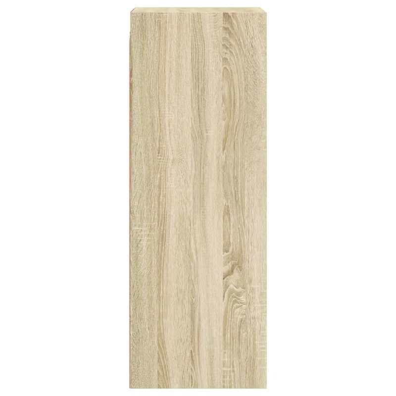 Casa si Gradina - Mobilier - Dulapuri si sifoniere - Dulapuri - Dulap de perete cu usi din sticla, stejar sonoma, 35x37x100 cm - Infinity.ro