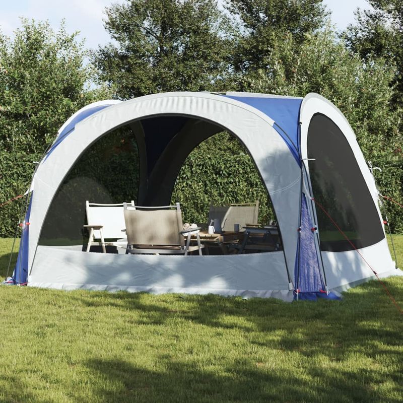 Sport si Outdoor - Camping - Corturi camping - Cort de petrecere, albastru, 360x360x215 cm, tafta 185T - Infinity.ro