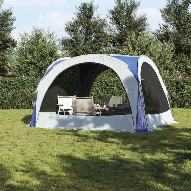 Sport si Outdoor - Camping - Corturi camping - Cort de petrecere, albastru, 360x360x215 cm, tafta 185T - Infinity.ro