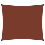 Casa si Gradina - Gradina si terasa - Umbrele si pavilioane - Umbrele - Parasolar caramiziu 2,5x4,5 m tesatura oxford dreptunghiular - Infinity.ro