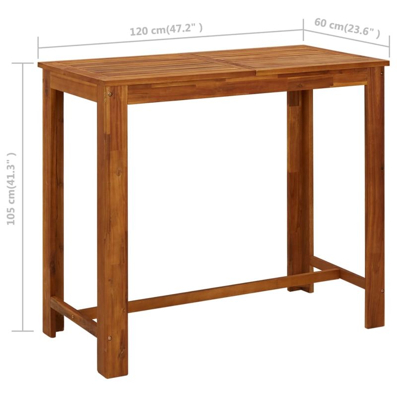 Casa si Gradina - Gradina si terasa - Mobilier exterior - Seturi mobila gradina - Set mobilier bar de gradina, 5 piese, negru - Infinity.ro