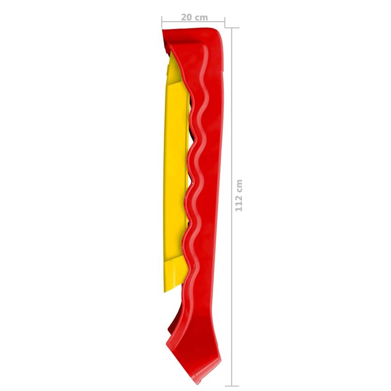 Jucarii, Copii si Bebe - Jucarii si jocuri - Jucarii de exterior - Tobogane copii - Tobogan pliabil pentru copii de interior & exterior rosu/galben - Infinity.ro