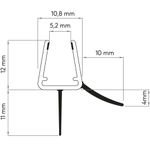 Casa si Gradina - Sanitare - Cazi si cabine de dus - Paravane si usi - Sealskin Opritor apa pentru usa de dus din sticla - Infinity.ro