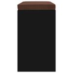 Casa si Gradina - Mobilier - Canapele si coltare - Banchete - Bancheta pantofar, negru, 103x30x48 cm, lemn prelucrat - Infinity.ro