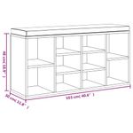 Casa si Gradina - Mobilier - Canapele si coltare - Banchete - Bancheta pantofar, negru, 103x30x48 cm, lemn prelucrat - Infinity.ro