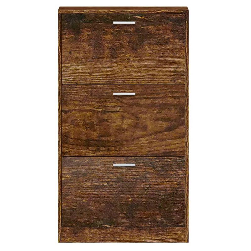 Casa si Gradina - Mobilier - Organizare si depozitare - Organizator incaltaminte - Pantofar, stejar fumuriu, 59x17x108 cm, lemn compozit - Infinity.ro