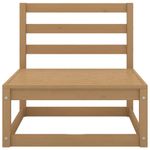 Casa si Gradina - Gradina si terasa - Mobilier exterior - Seturi mobila gradina - Set mobilier de gradina, 8 piese, maro miere, lemn masiv pin - Infinity.ro