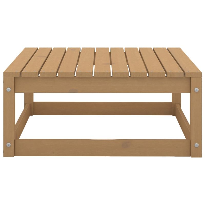 Casa si Gradina - Gradina si terasa - Mobilier exterior - Seturi mobila gradina - Set mobilier de gradina, 8 piese, maro miere, lemn masiv pin - Infinity.ro