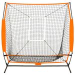 Sport si Outdoor - Sporturi de echipa - Alte sporturi de echipa - Baseball - Plasa de antrenament sport baseball, negru, 174x76x158,5 cm - Infinity.ro