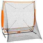 Sport si Outdoor - Sporturi de echipa - Alte sporturi de echipa - Baseball - Plasa de antrenament sport baseball, negru, 174x76x158,5 cm - Infinity.ro
