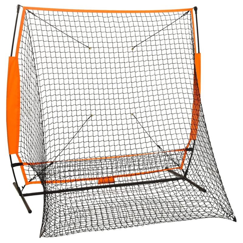 Sport si Outdoor - Sporturi de echipa - Alte sporturi de echipa - Baseball - Plasa de antrenament sport baseball, negru, 174x76x158,5 cm - Infinity.ro