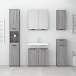 Casa si Gradina - Mobilier - Dulapuri si sifoniere - Dulapuri - Dulap de baie, sonoma gri, 64,5x33,5x59 cm, lemn prelucrat - Infinity.ro