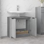 Casa si Gradina - Mobilier - Dulapuri si sifoniere - Dulapuri - Dulap de baie, sonoma gri, 64,5x33,5x59 cm, lemn prelucrat - Infinity.ro