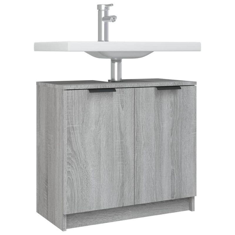 Casa si Gradina - Mobilier - Dulapuri si sifoniere - Dulapuri - Dulap de baie, sonoma gri, 64,5x33,5x59 cm, lemn prelucrat - Infinity.ro