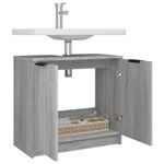 Casa si Gradina - Mobilier - Dulapuri si sifoniere - Dulapuri - Dulap de baie, sonoma gri, 64,5x33,5x59 cm, lemn prelucrat - Infinity.ro