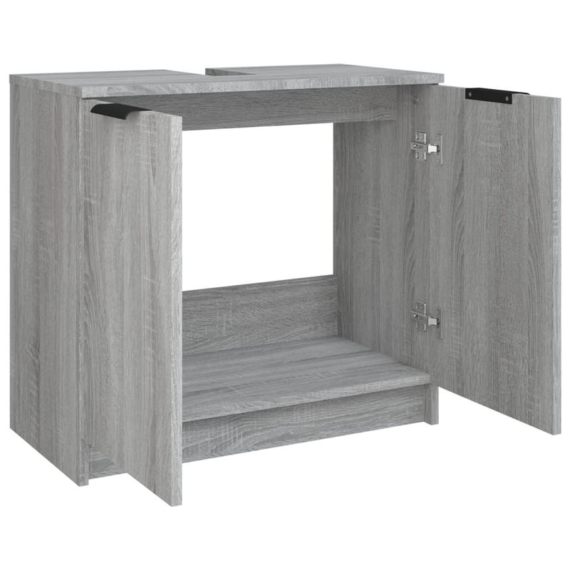 Casa si Gradina - Mobilier - Dulapuri si sifoniere - Dulapuri - Dulap de baie, sonoma gri, 64,5x33,5x59 cm, lemn prelucrat - Infinity.ro