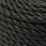 Casa si Gradina - Constructii - Feronerie si accesorii - Sfoara si lanturi - Franghie de lucru, negru, 14 mm, 25 m, polipropilena - Infinity.ro
