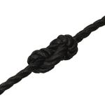 Casa si Gradina - Constructii - Feronerie si accesorii - Sfoara si lanturi - Franghie de lucru, negru, 14 mm, 25 m, polipropilena - Infinity.ro