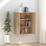 Casa si Gradina - Mobilier - Dulapuri si sifoniere - Dulapuri - Dulap suspendat, stejar sonoma, 69,5x34x90 cm, lemn prelucrat - Infinity.ro