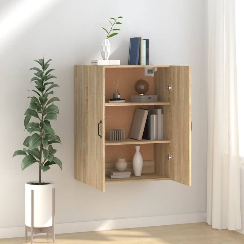 Casa si Gradina - Mobilier - Dulapuri si sifoniere - Dulapuri - Dulap suspendat, stejar sonoma, 69,5x34x90 cm, lemn prelucrat - Infinity.ro