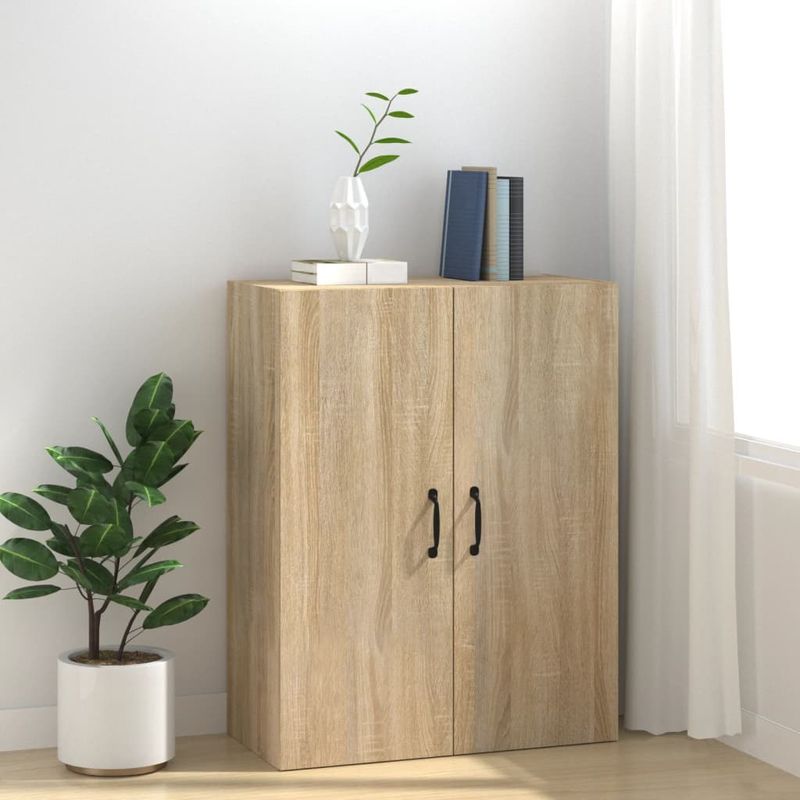 Casa si Gradina - Mobilier - Dulapuri si sifoniere - Dulapuri - Dulap suspendat, stejar sonoma, 69,5x34x90 cm, lemn prelucrat - Infinity.ro