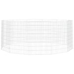 Petshop - Accesorii petshop - Culcusuri si custi - Custi interior si exterior - Cusca pentru iepuri, 12 panouri, 54x80 cm, fier galvanizat - Infinity.ro